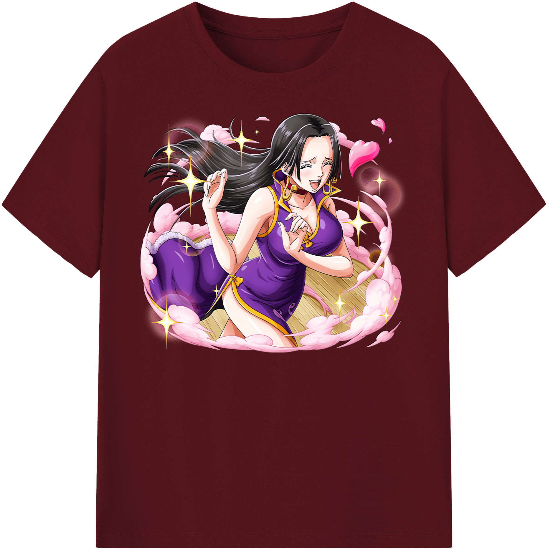 ワンピース ボア・ハンコック ONE PIECE Boa·Hancock 綿100％半袖Tシャツ（フロントプリント）
